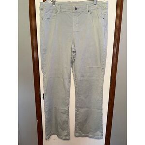Soft Surroundings Light Green Stretch Straight Leg Pants  Size XL